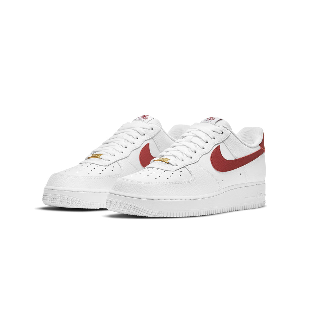 Оригінальна Mens Air Force 1 07 Shoes White Nike – вид ззаду