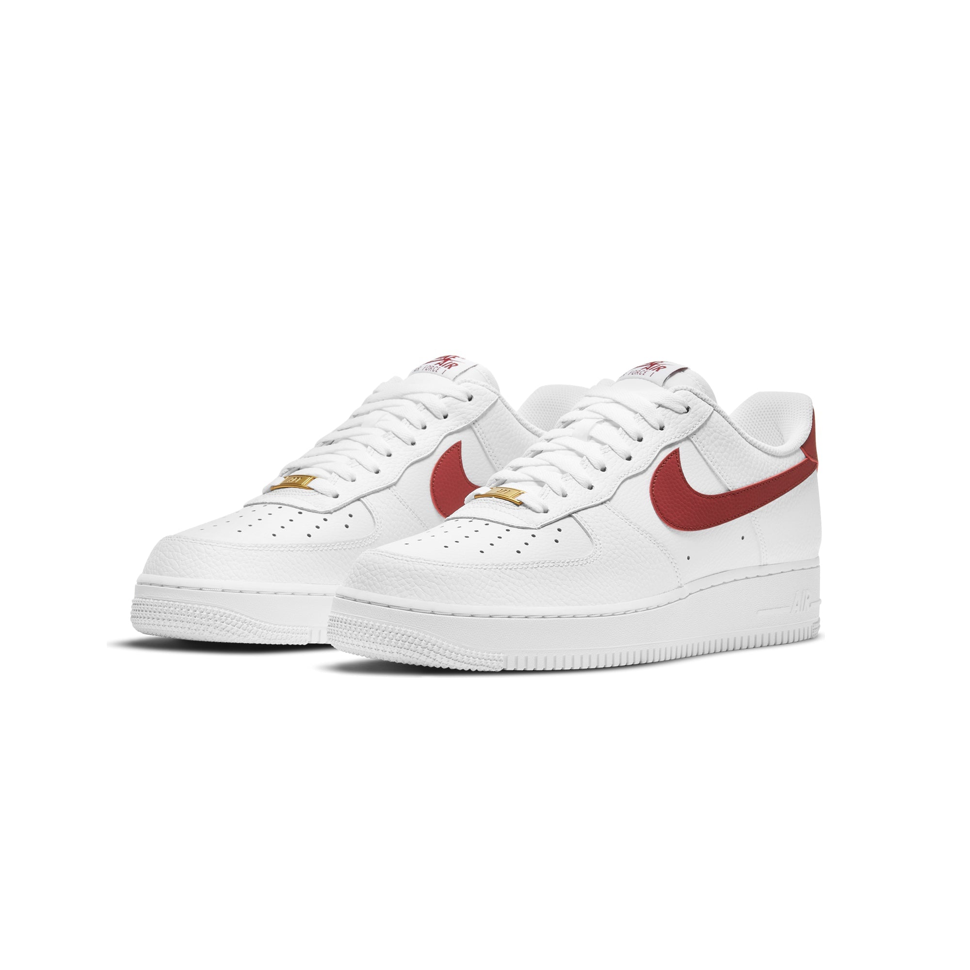 Оригінальна Mens Air Force 1 07 Shoes White Nike – вид ззаду