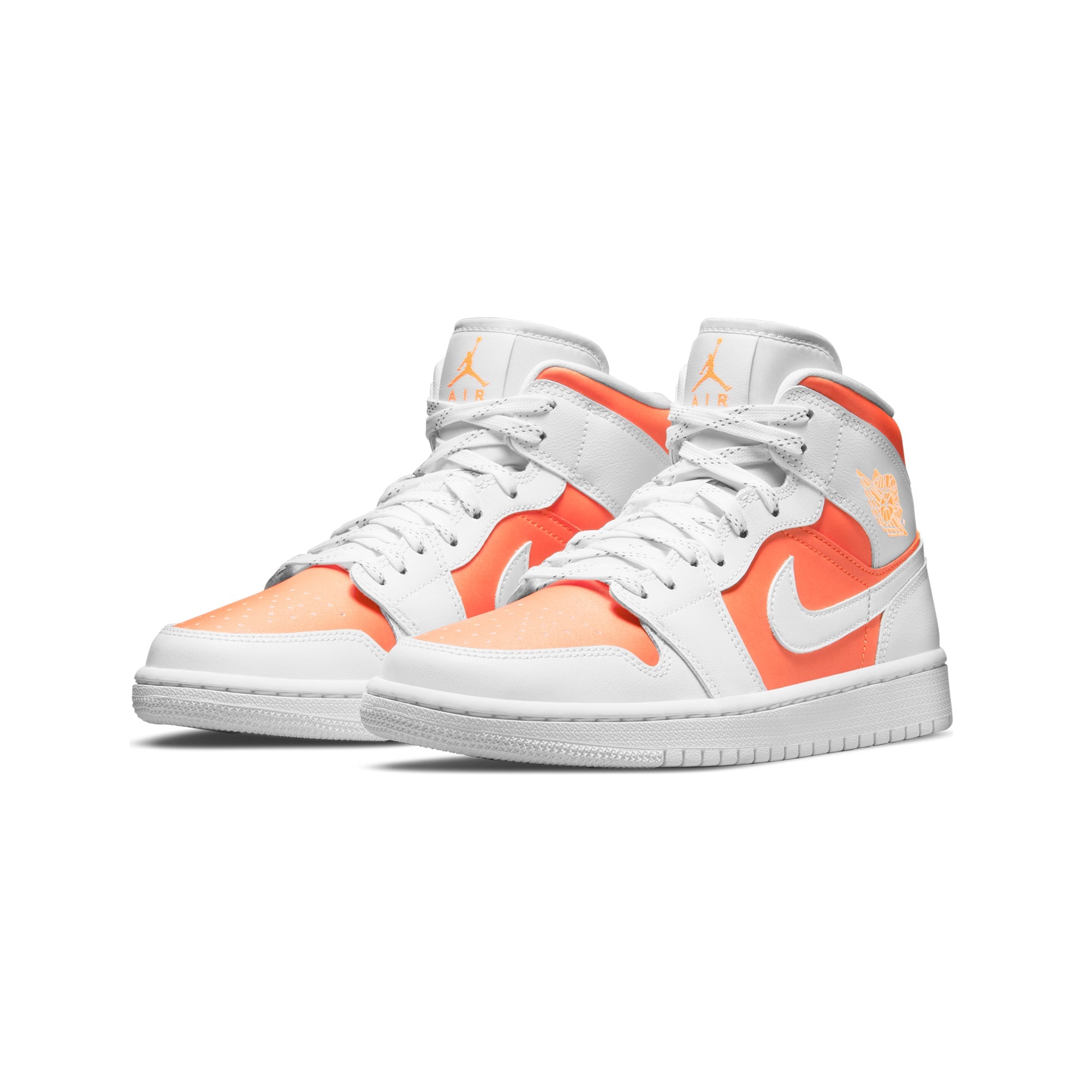 Оригінальна 1 Womens MID Se Shoes Bright Citrus Air jordan – вид ззаду