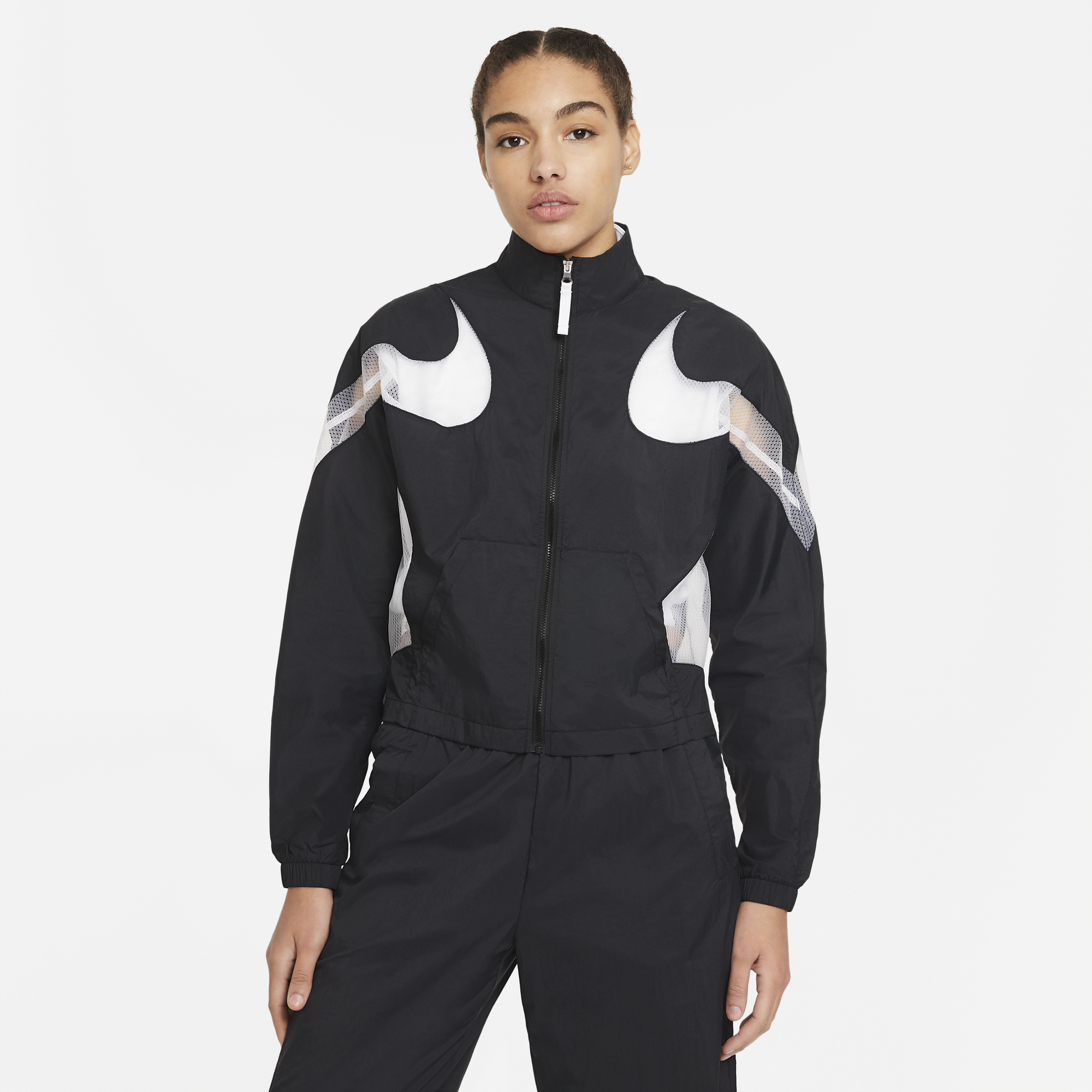 Womens Sportswear Black Jacket Nike оригінал – Купити в Україні – детальний вид - NIKE