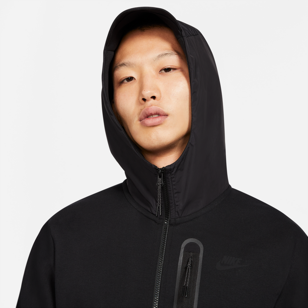 Mens Sportswear Tech Fleece Full Zip Black Hoodie Nike оригінал – Купити в Україні – детальний вид