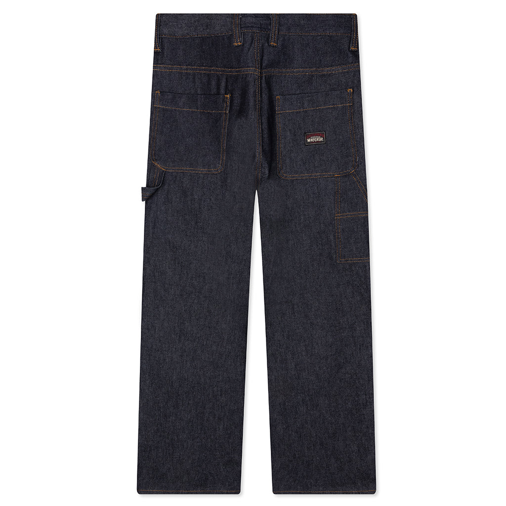 Carpenter Pant Denim Stussy оригінал – Купити в Україні – вид ззаду