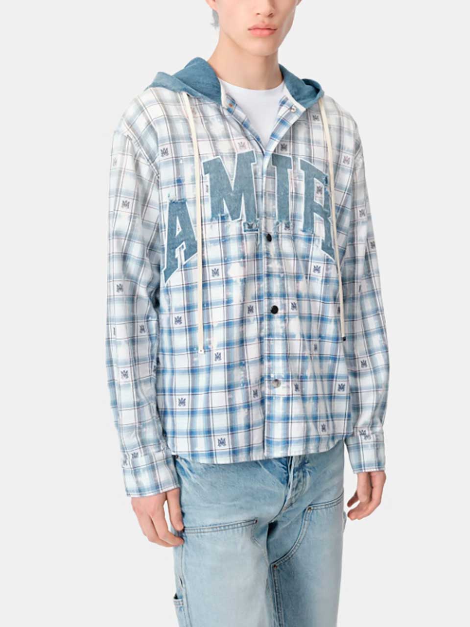Oversized Checkered Jacket Amiri оригінал – Купити в Україні – боковий вид
