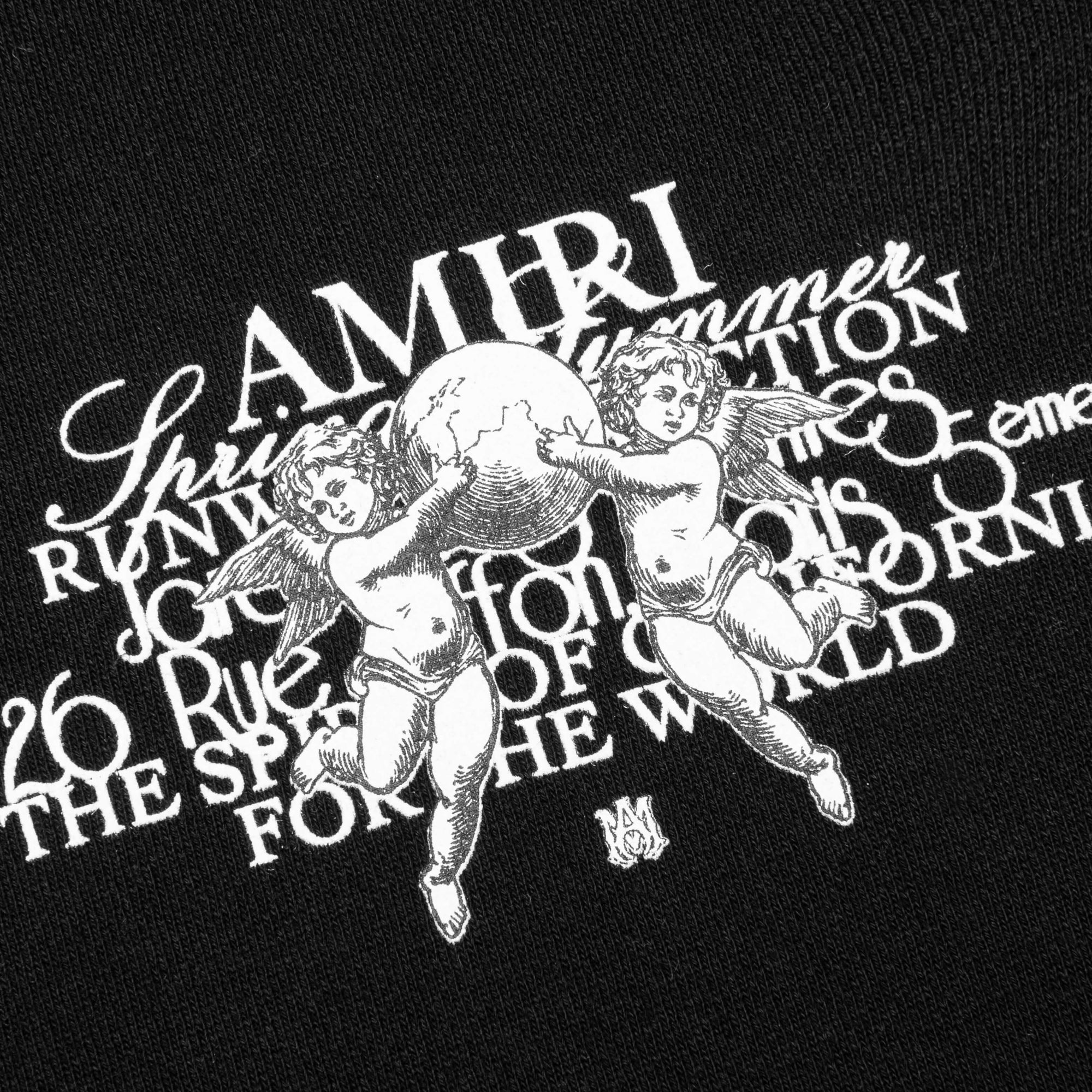 Оригінальна Cherub Text Hoodie Amiri – детальний вид