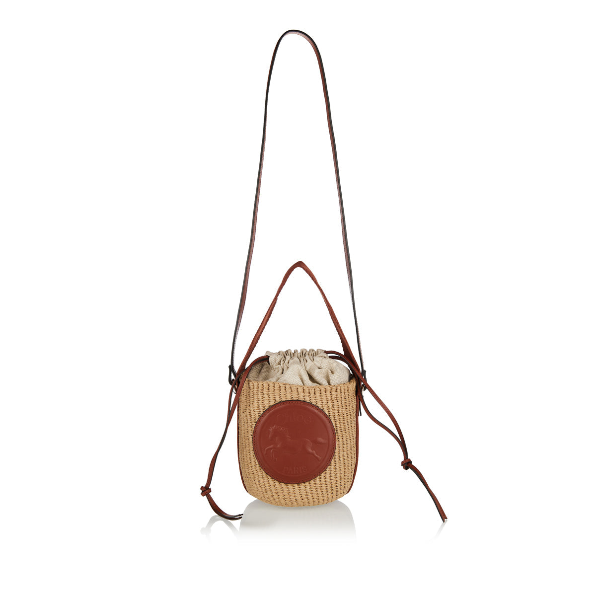 Оригінальна Small Horse Medal Basket Chloe – боковий вид