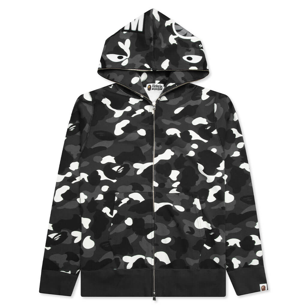 City Camo Shark Full Zip Hoodie A bathing ape оригінал – Купити в Україні – боковий вид