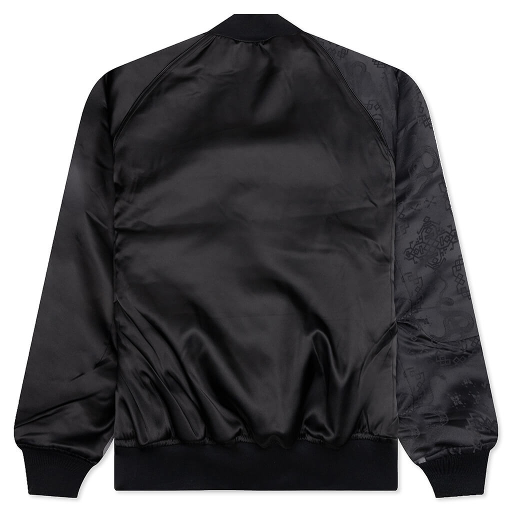 Оригінальна Lunar New Year Sports Jacket Black Adidas – вид ззаду