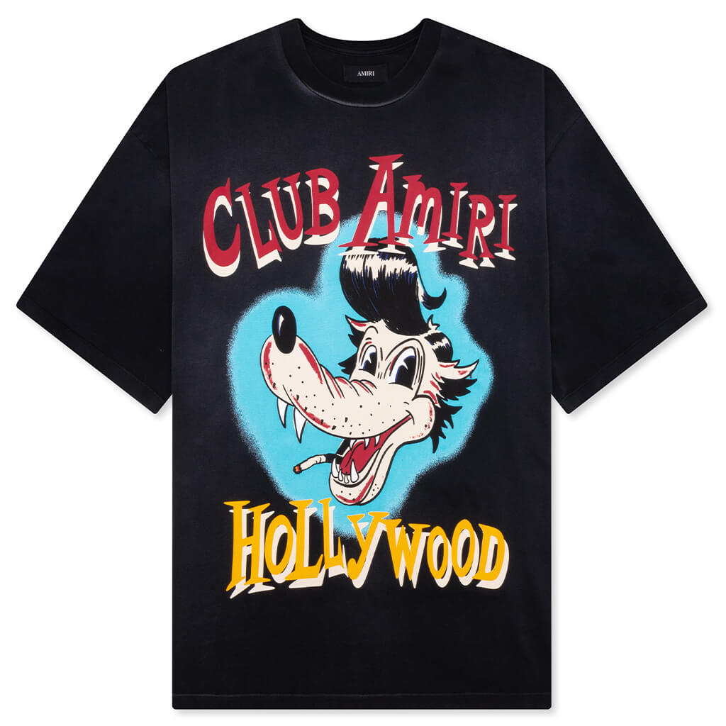 Club Amiri Wolf Oversized Tee Amiri – Гарантія оригінальності – боковий вид