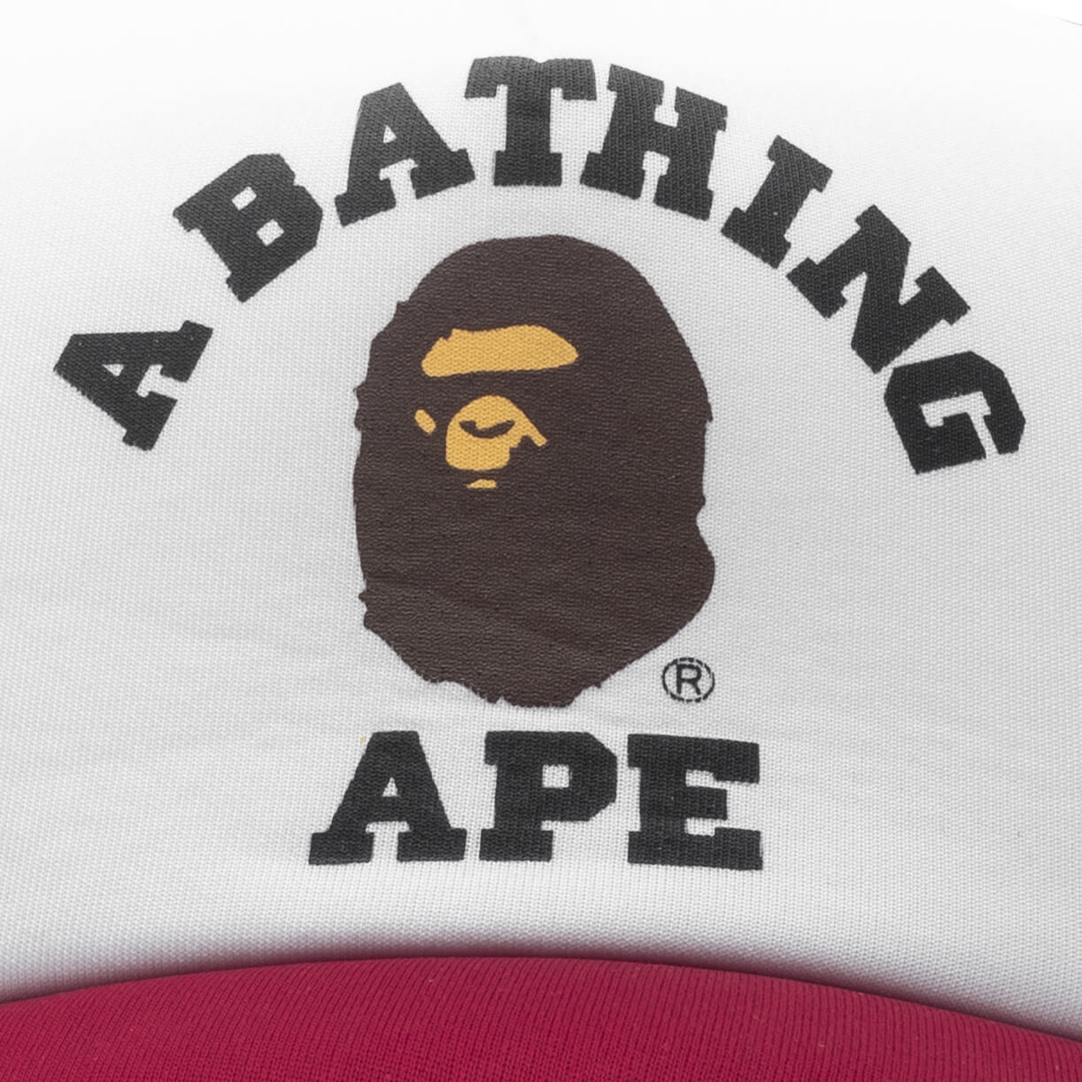 Оригінальна College Mesh Cap A bathing ape – вид ззаду