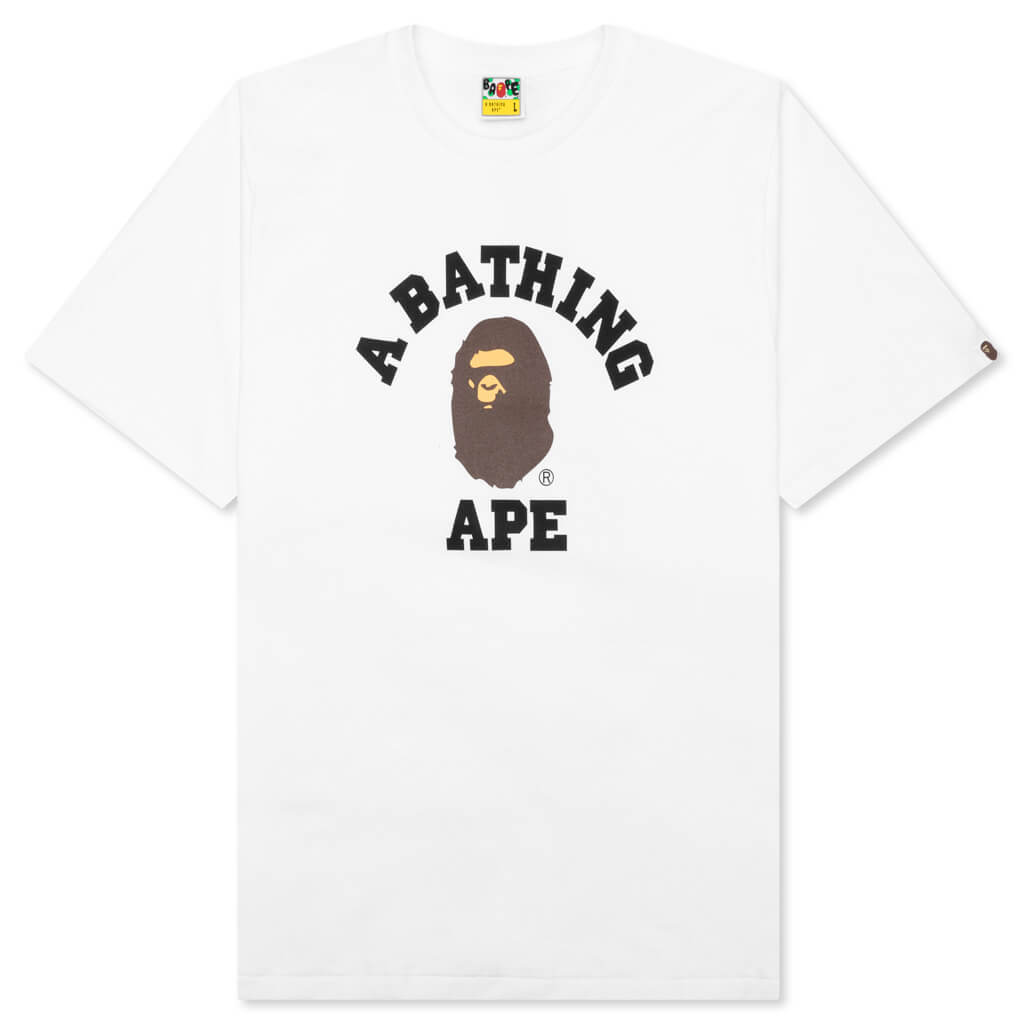 College Tee A bathing ape оригінал – Купити в Україні – боковий вид