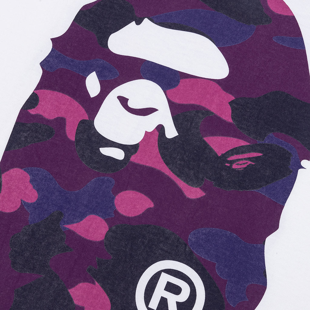 Color Camo Big Ape Head Tee A bathing ape – Гарантія оригінальності – детальний вид