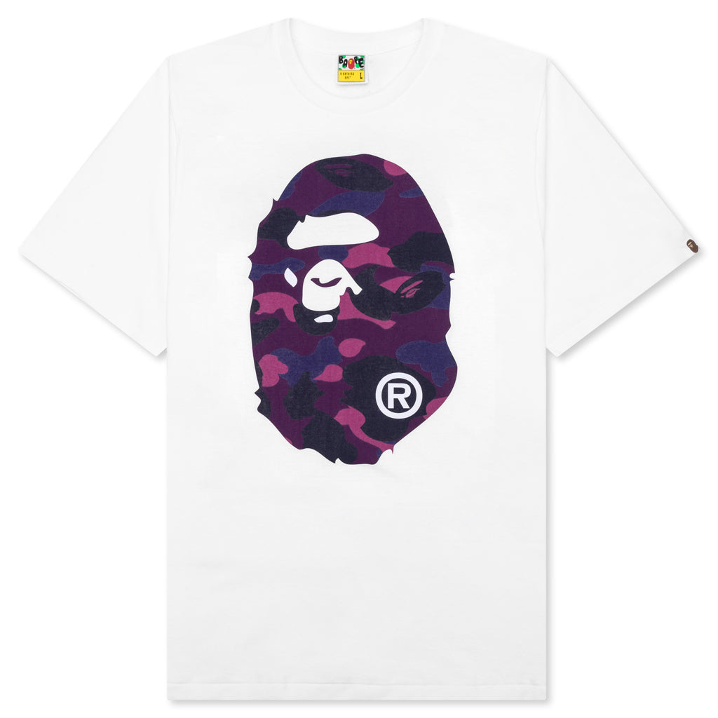 Color Camo Big Ape Head Tee A bathing ape – Гарантія оригінальності – боковий вид