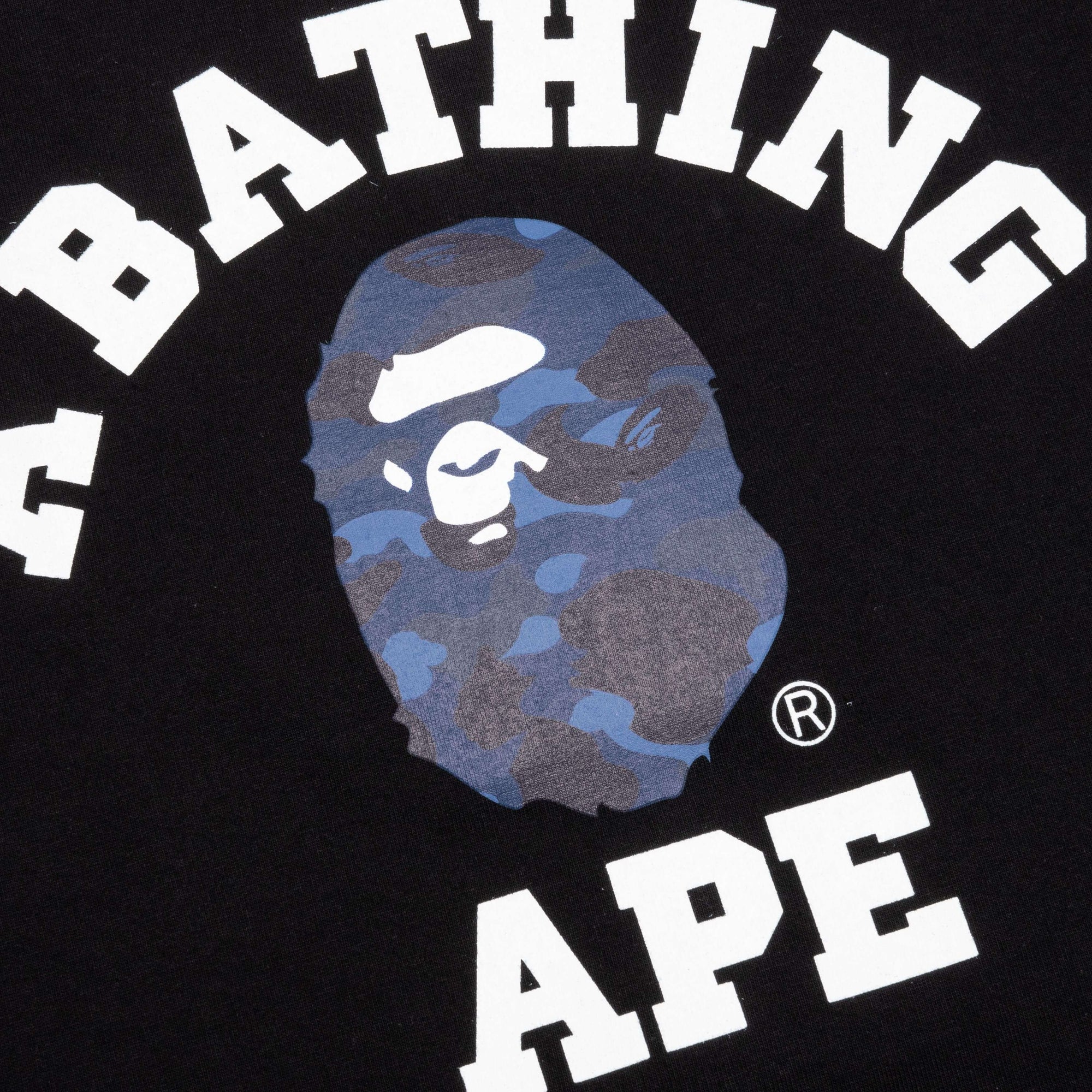 Оригінальна Color Camo College Tee A bathing ape – детальний вид