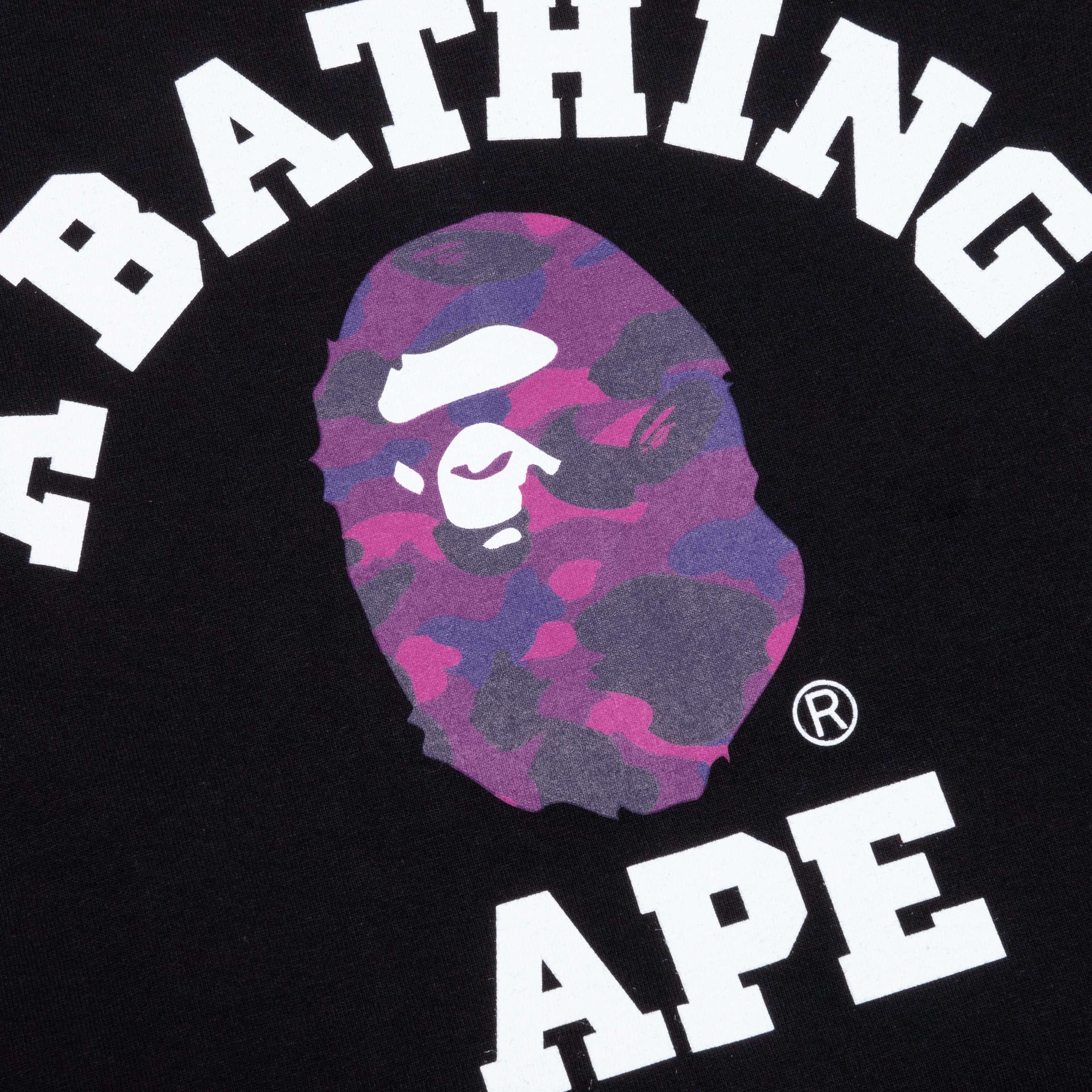 Оригінальна Color Camo College Tee A bathing ape – детальний вид