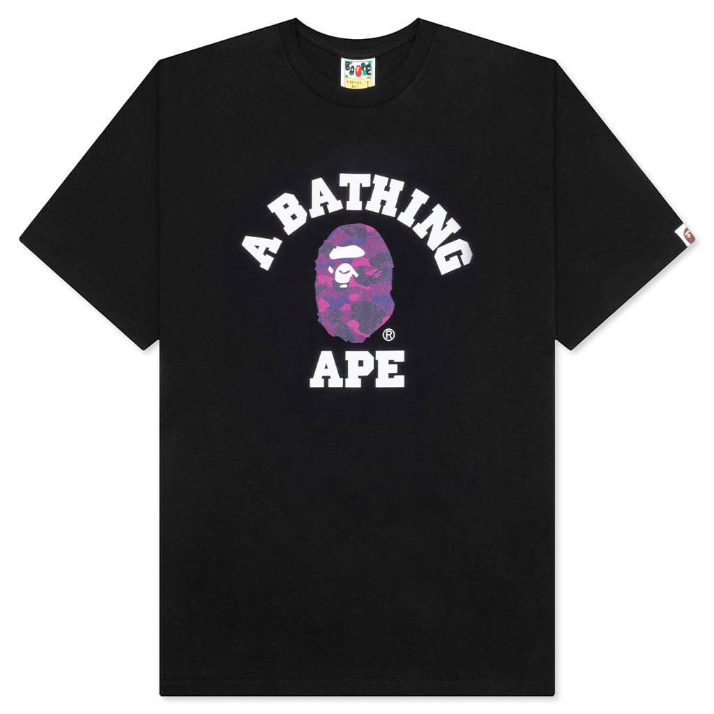 Оригінальна Color Camo College Tee A bathing ape – боковий вид