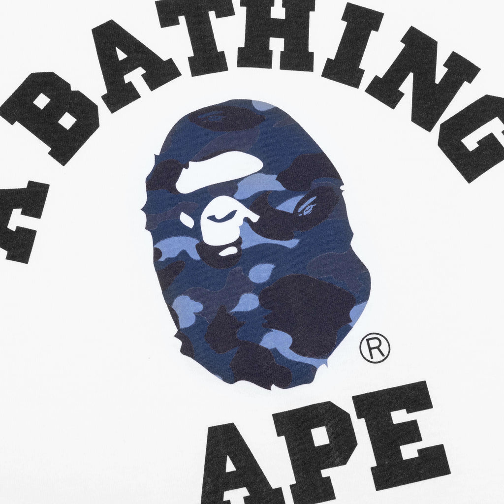 Оригінальна Color Camo College Tee A bathing ape – детальний вид