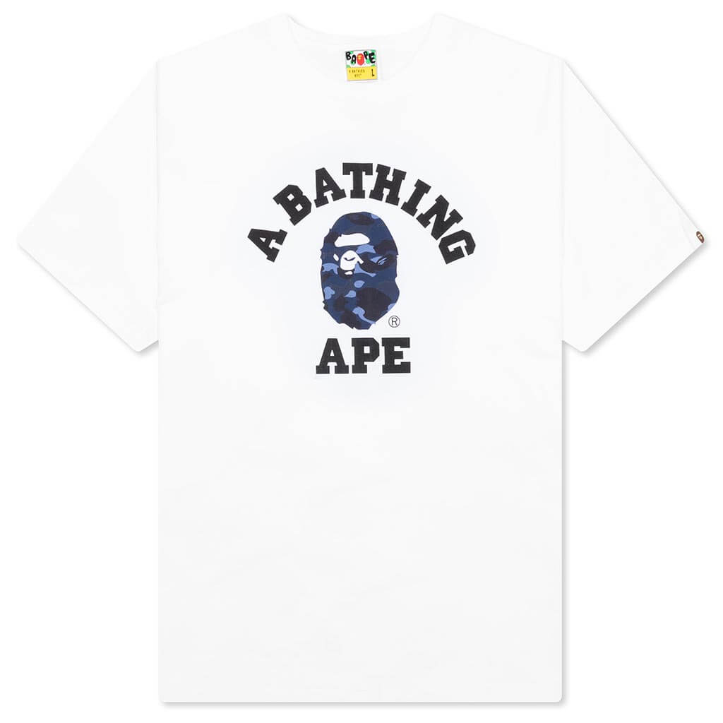 Оригінальна Color Camo College Tee A bathing ape – боковий вид