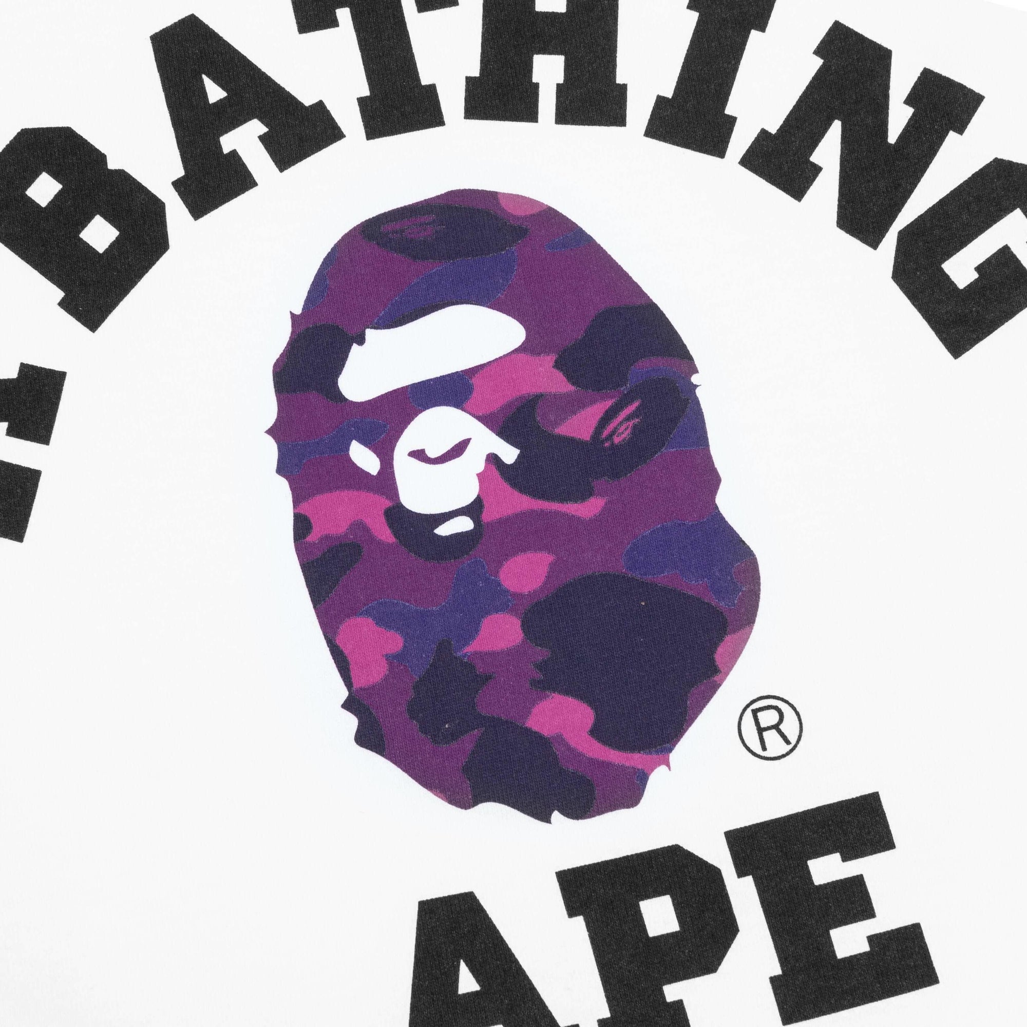 Оригінальна Color Camo College Tee A bathing ape – детальний вид