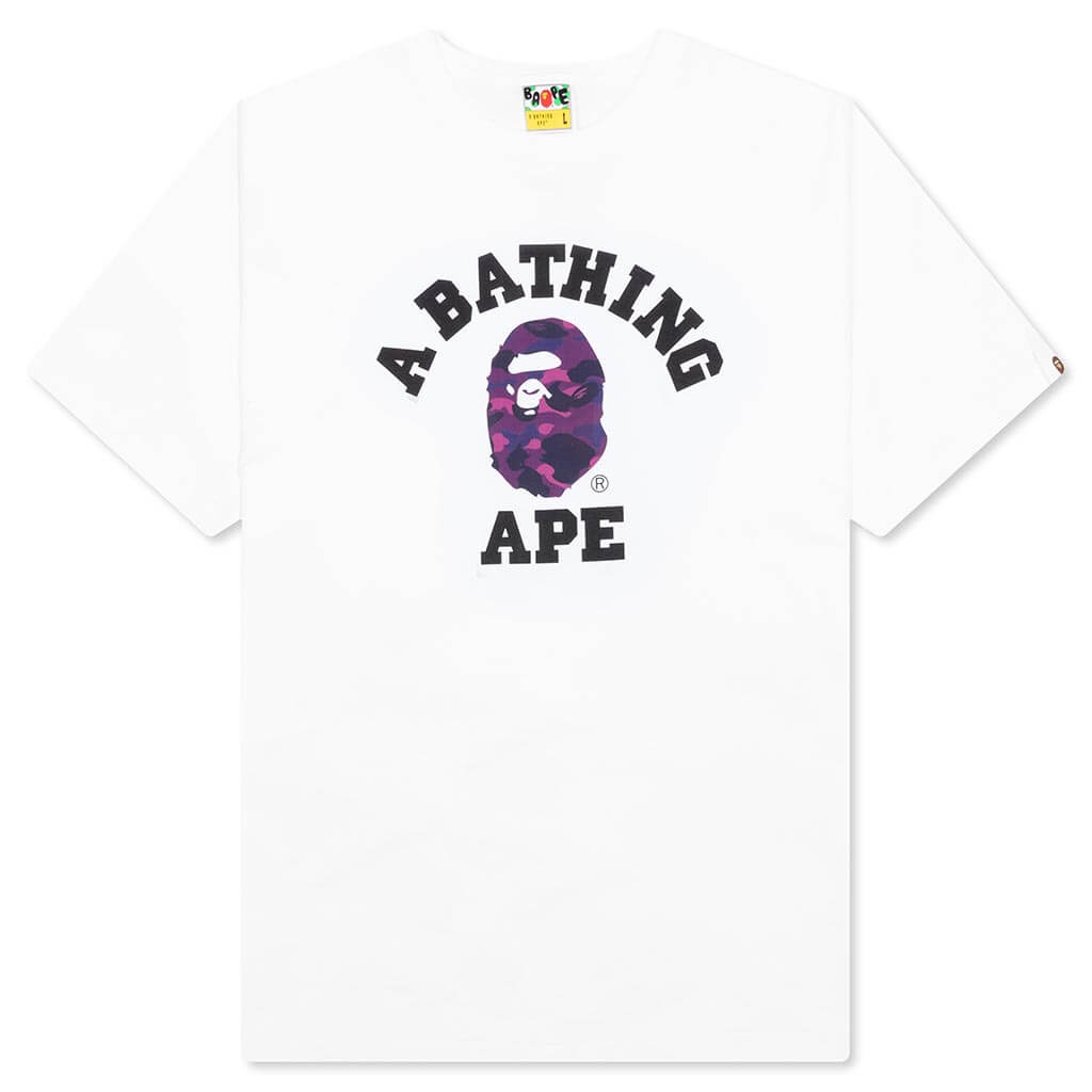 Оригінальна Color Camo College Tee A bathing ape – боковий вид