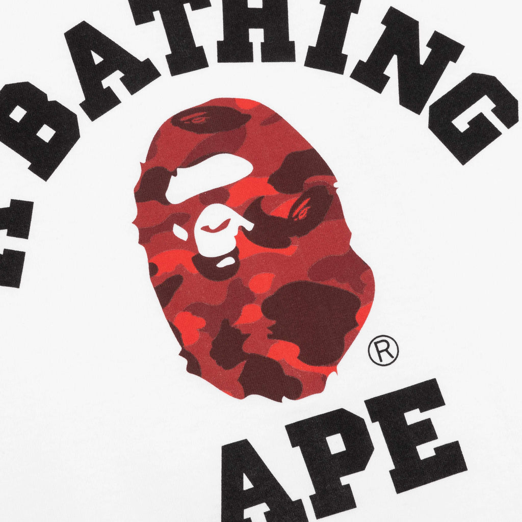 Оригінальна Color Camo College Tee A bathing ape – детальний вид