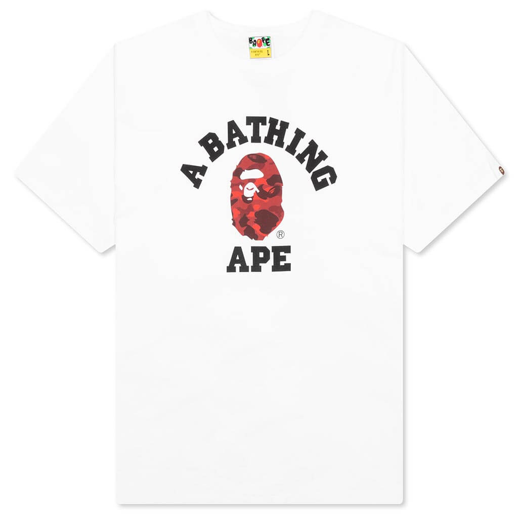 Оригінальна Color Camo College Tee A bathing ape – боковий вид