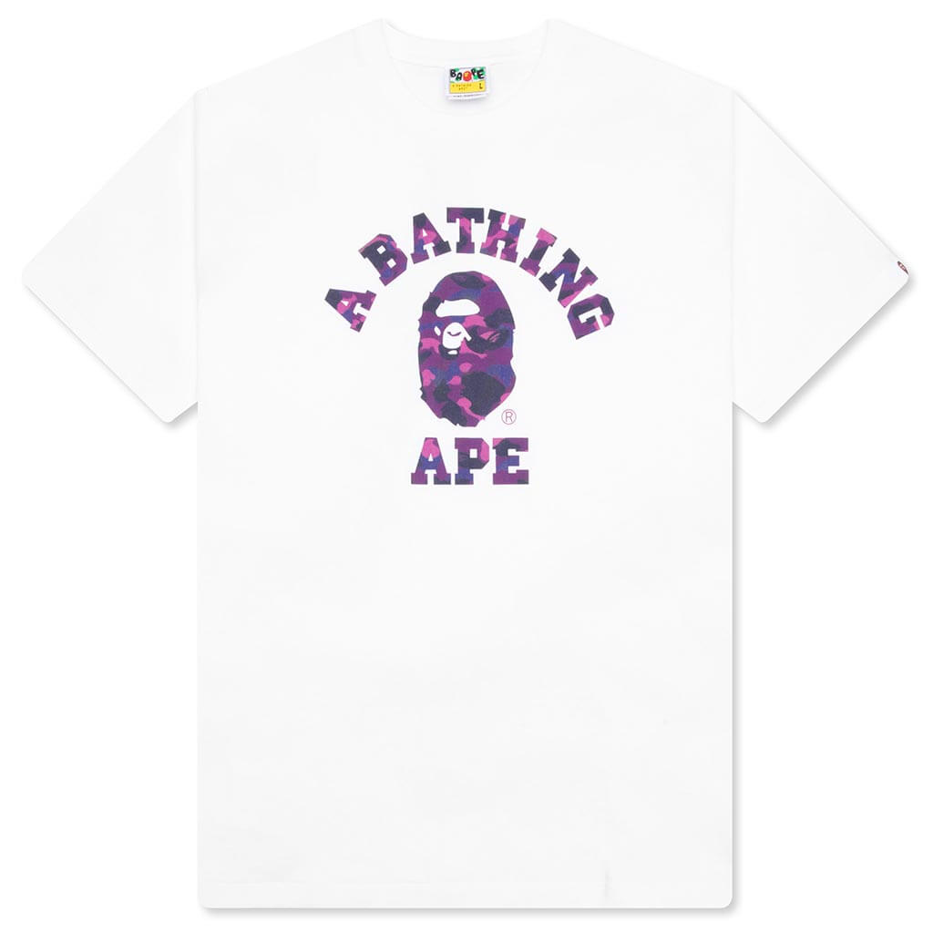 Оригінальна Color Camo College Tee A bathing ape – боковий вид