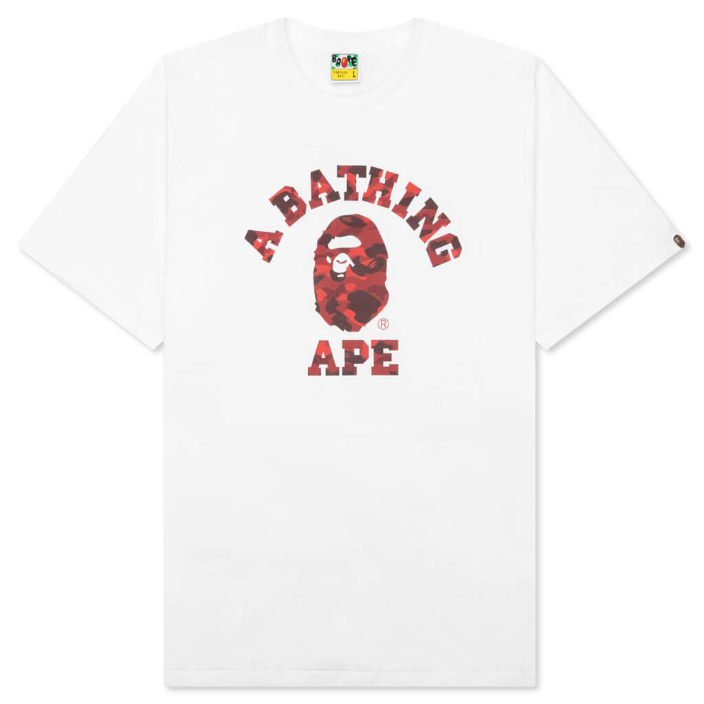 Оригінальна Color Camo College Tee A bathing ape – боковий вид