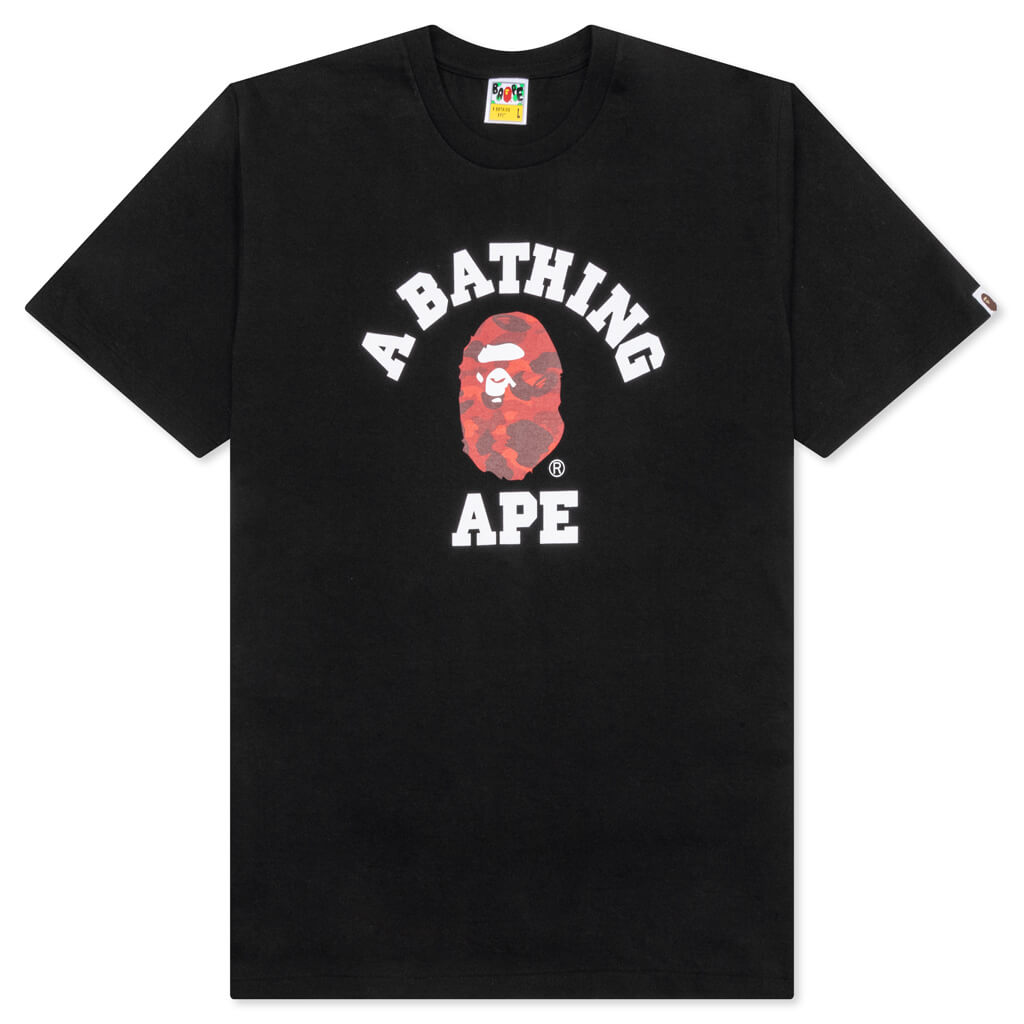 Оригінальна Color Camo College Tee A bathing ape – боковий вид