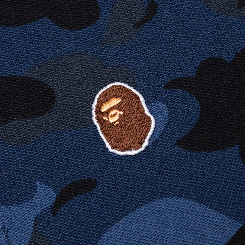 Color Camo Large Ape Head Relaxed Fit Polo Shirt A bathing ape – Гарантія оригінальності – збільшений вид