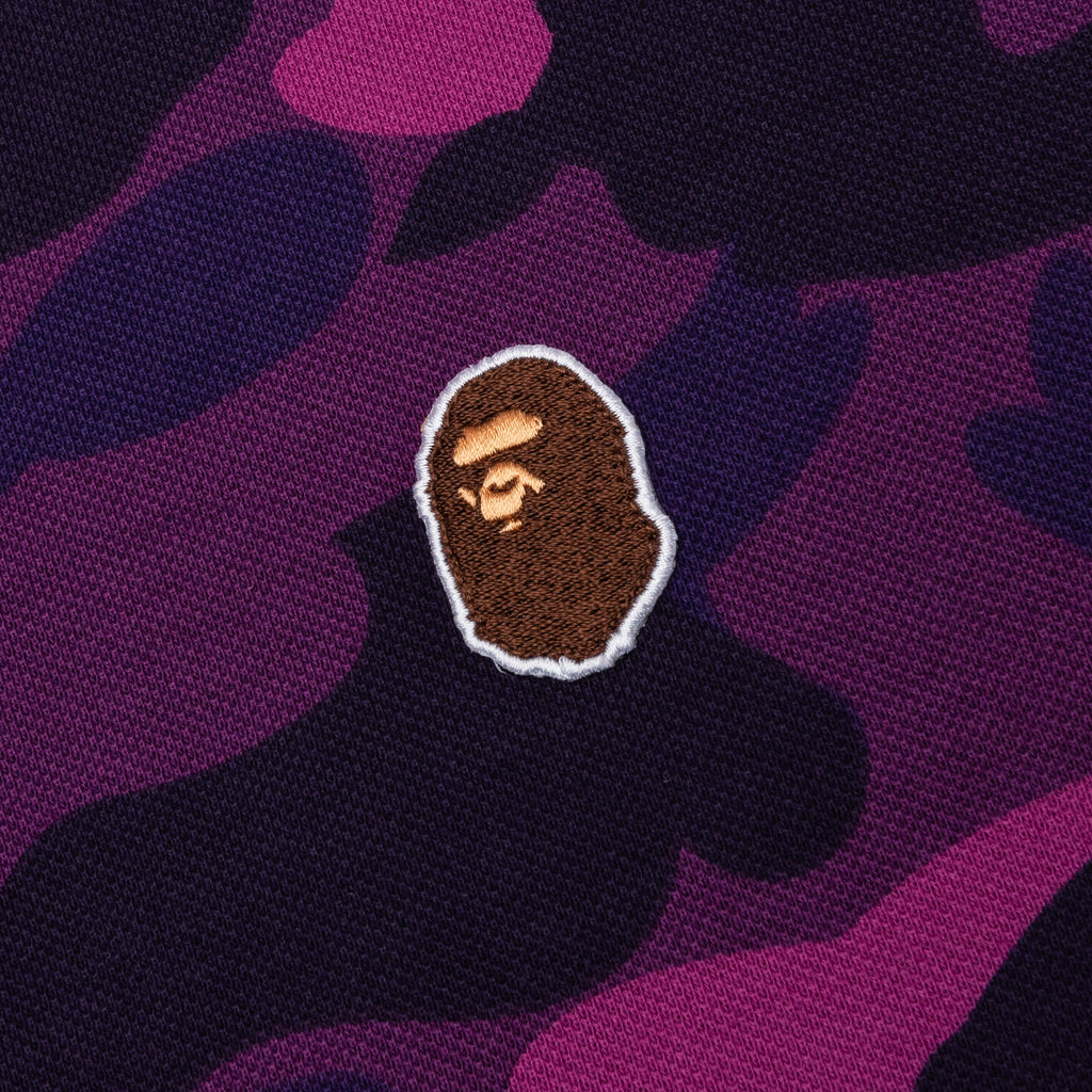 Color Camo Large Ape Head Relaxed Fit Polo Shirt A bathing ape – Гарантія оригінальності – збільшений вид