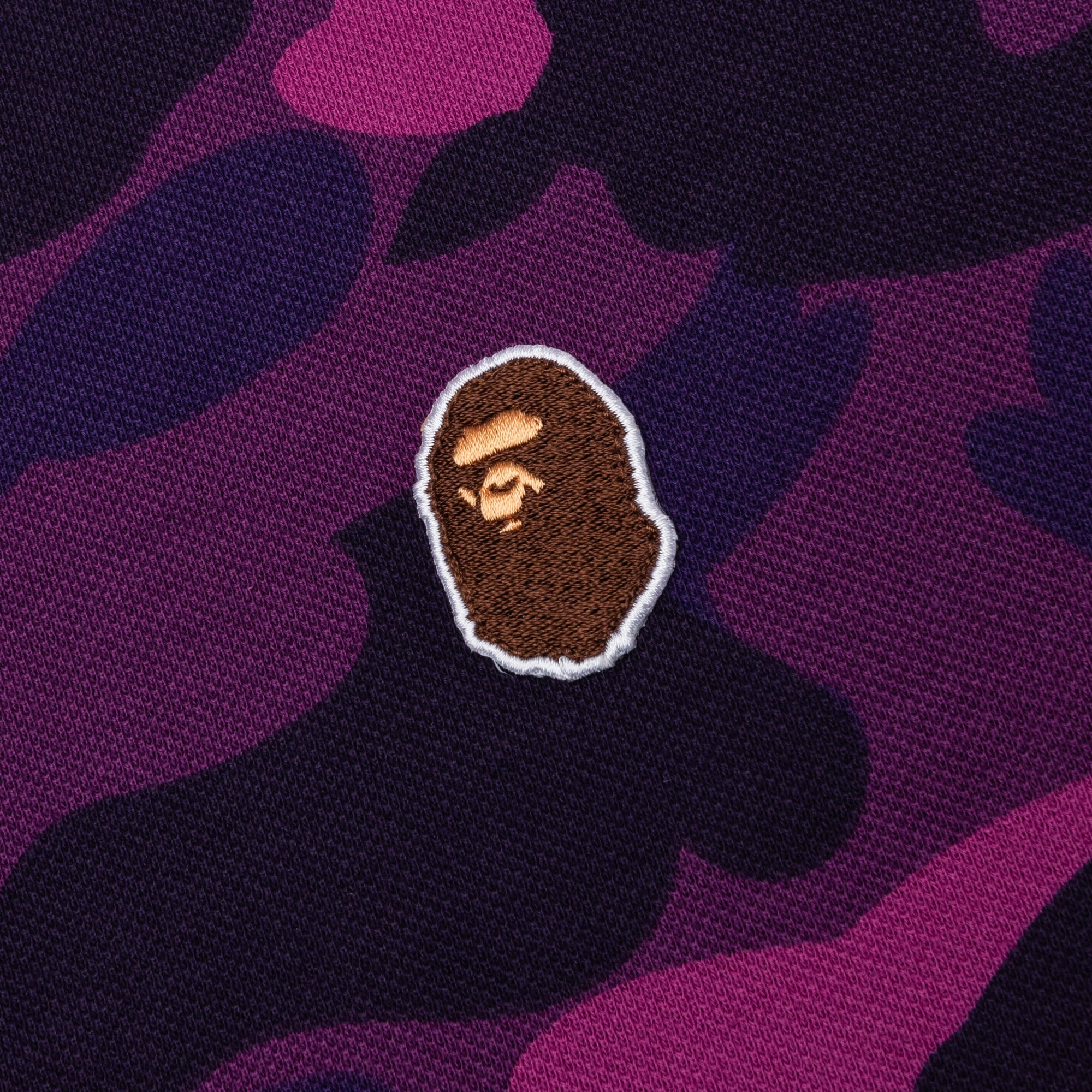 Color Camo Large Ape Head Relaxed Fit Polo Shirt A bathing ape – Гарантія оригінальності – збільшений вид