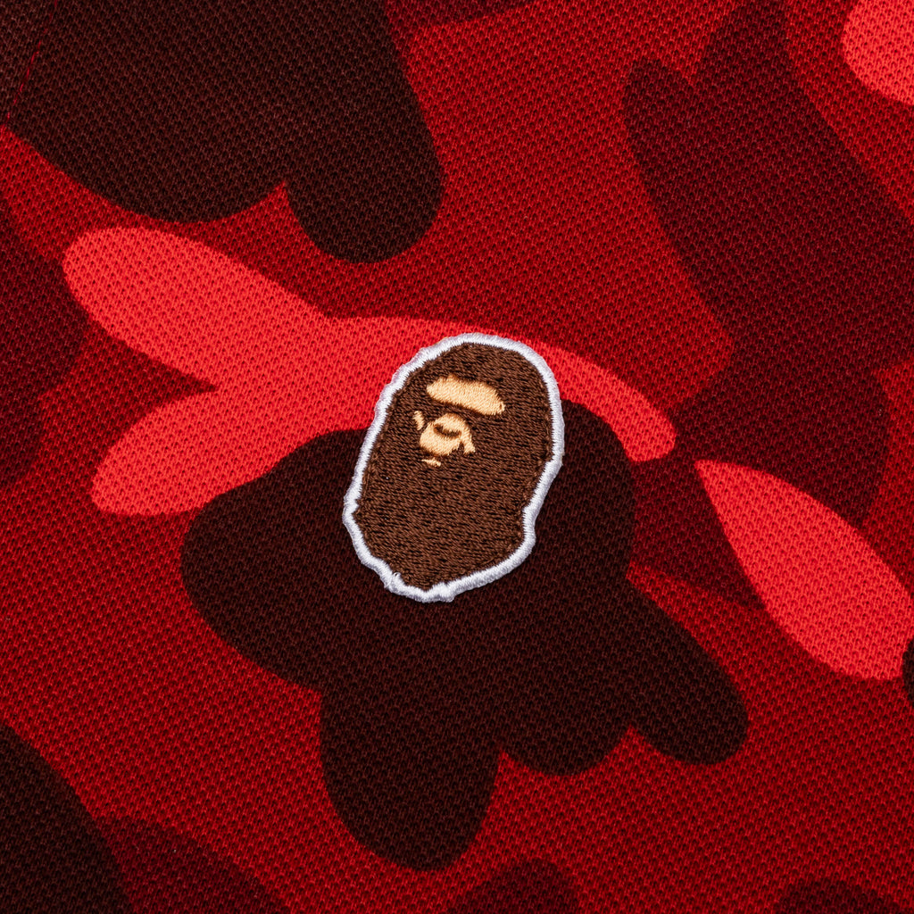 Color Camo Large Ape Head Relaxed Fit Polo Shirt A bathing ape – Гарантія оригінальності – збільшений вид