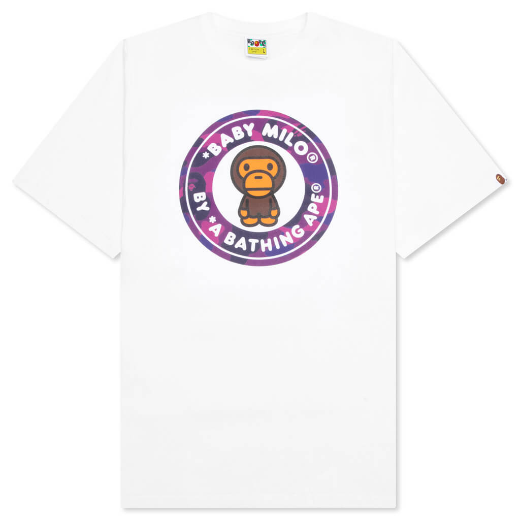 Оригінальна Color Camo Milo Busy Works Tee A bathing ape – боковий вид