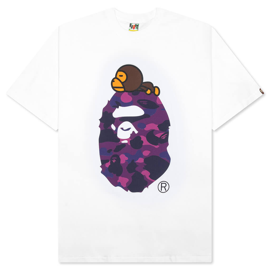 Color Camo Milo On Big Ape Tee A bathing ape оригінал – Купити в Україні – боковий вид