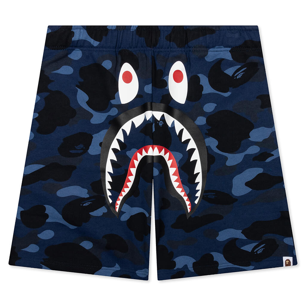 Color Camo Shark Sweat Shorts A bathing ape оригінал – Купити в Україні – боковий вид