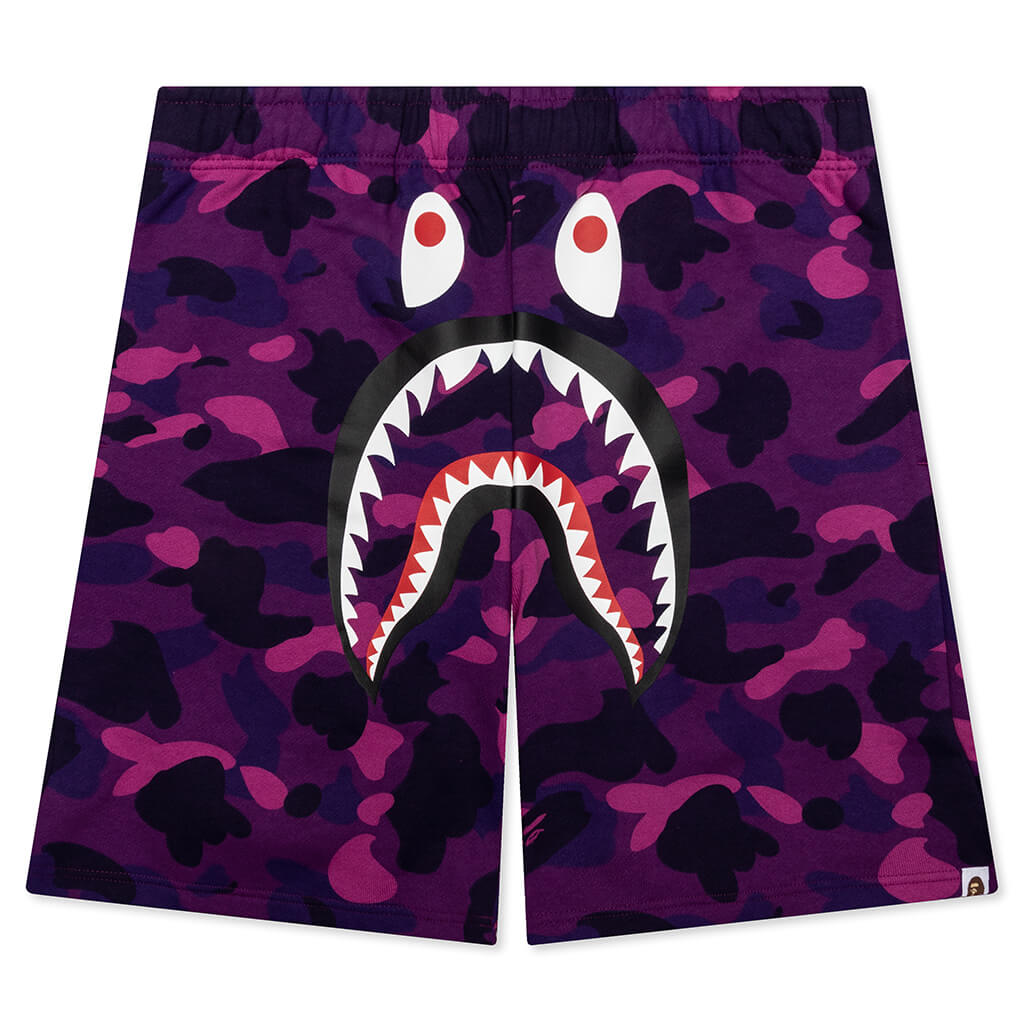 Color Camo Shark Sweat Shorts A bathing ape оригінал – Купити в Україні – боковий вид