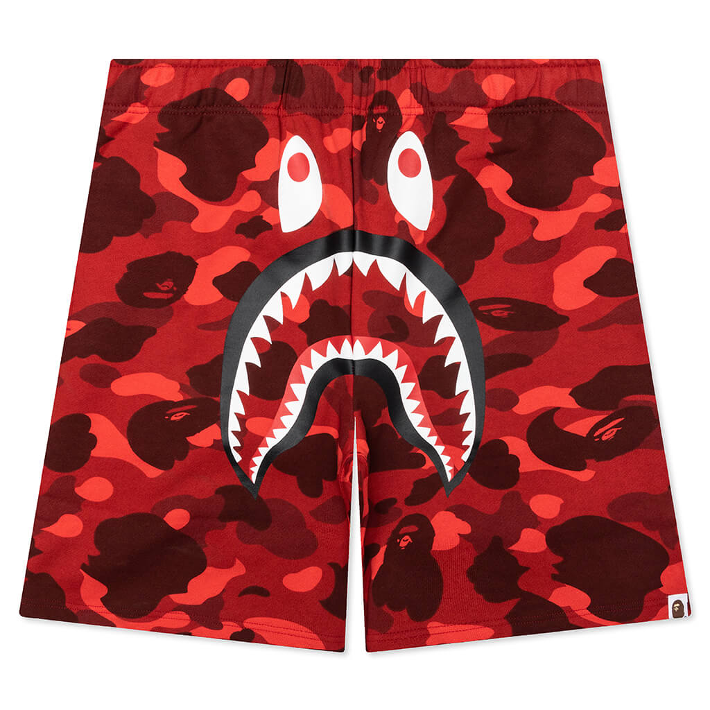 Color Camo Shark Sweat Shorts A bathing ape оригінал – Купити в Україні – боковий вид