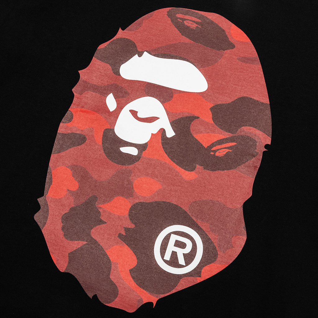 Color Camo Big Ape Head Tee A bathing ape – Гарантія оригінальності – детальний вид