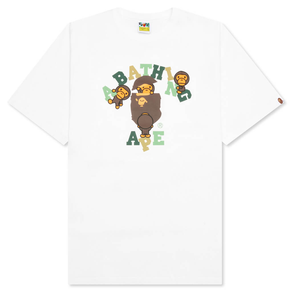 Оригінальна Colors College Milo Tee A bathing ape – боковий вид