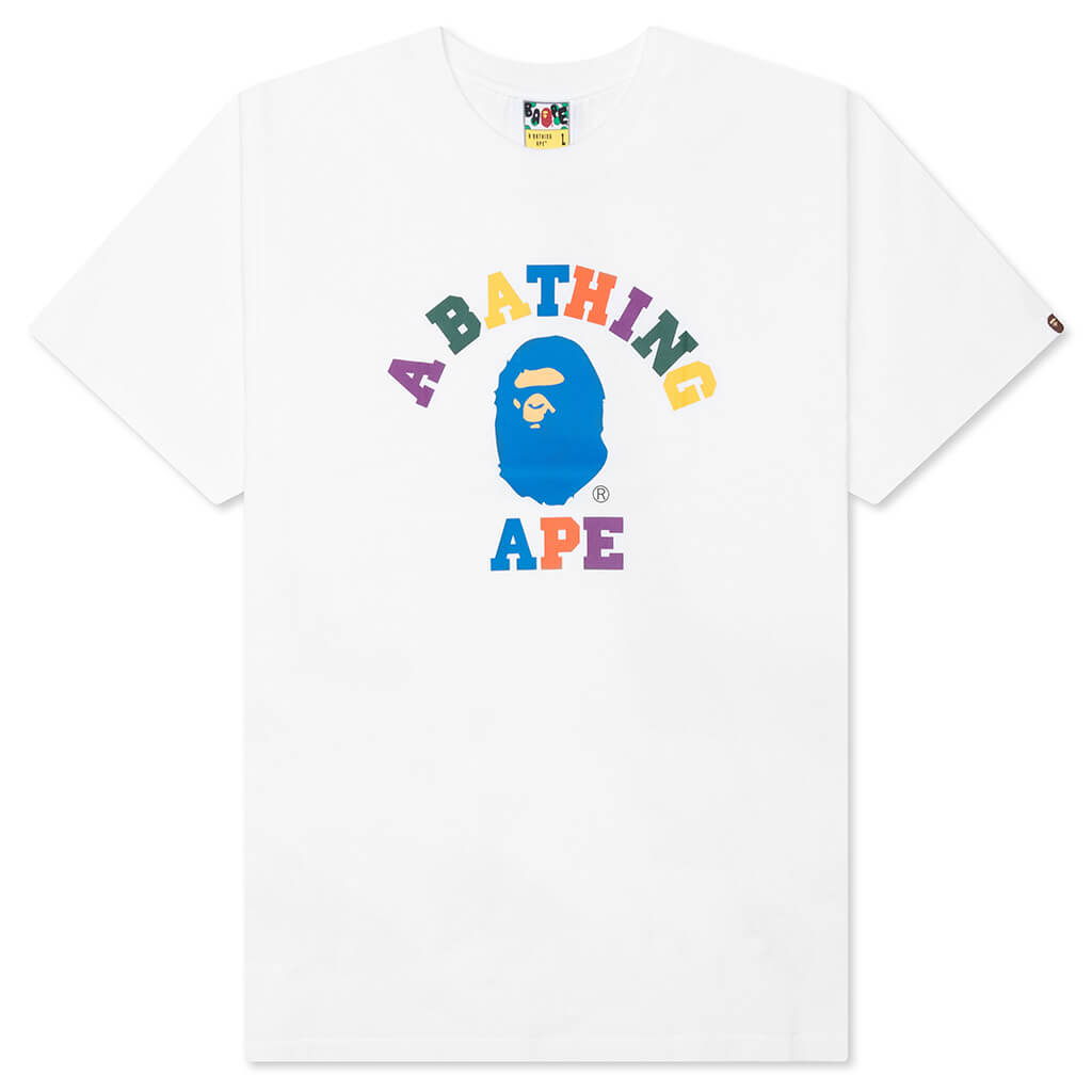 Оригінальна Colors College Tee A bathing ape – боковий вид