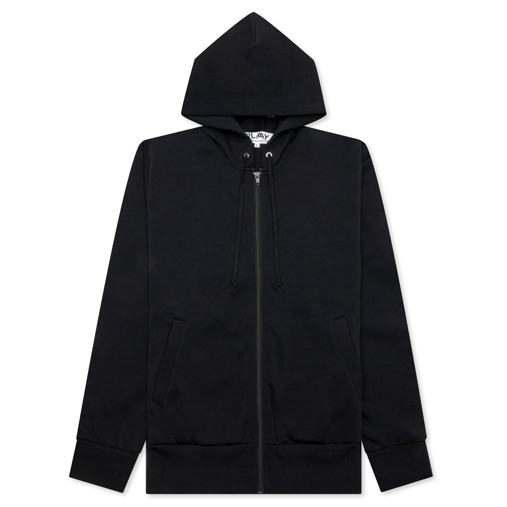 Comme des Garcons PLAY x the Artist Invader Full-Zip Hoodie - Black - COMME DES GARCONS