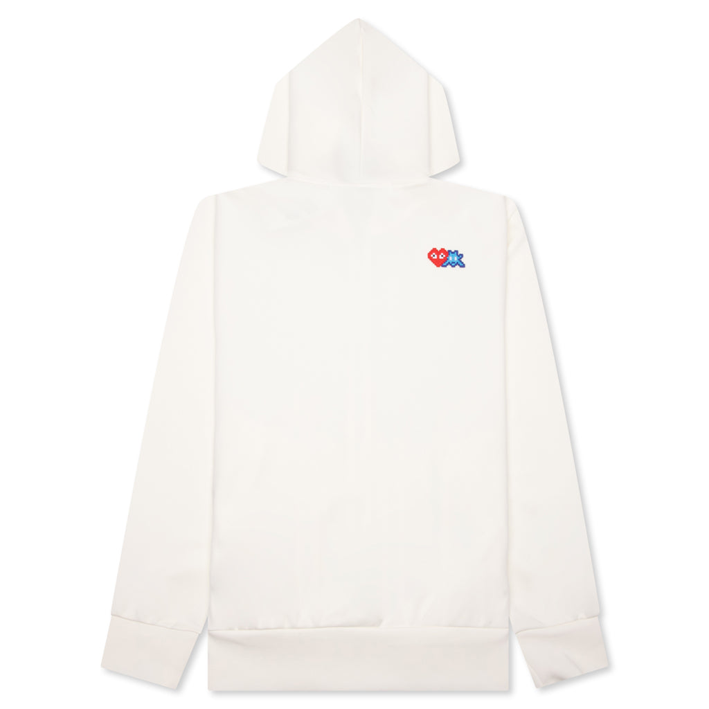 Comme des Garcons PLAY x the Artist Invader Full-Zip Hoodie - Off-White - COMME DES GARCONS