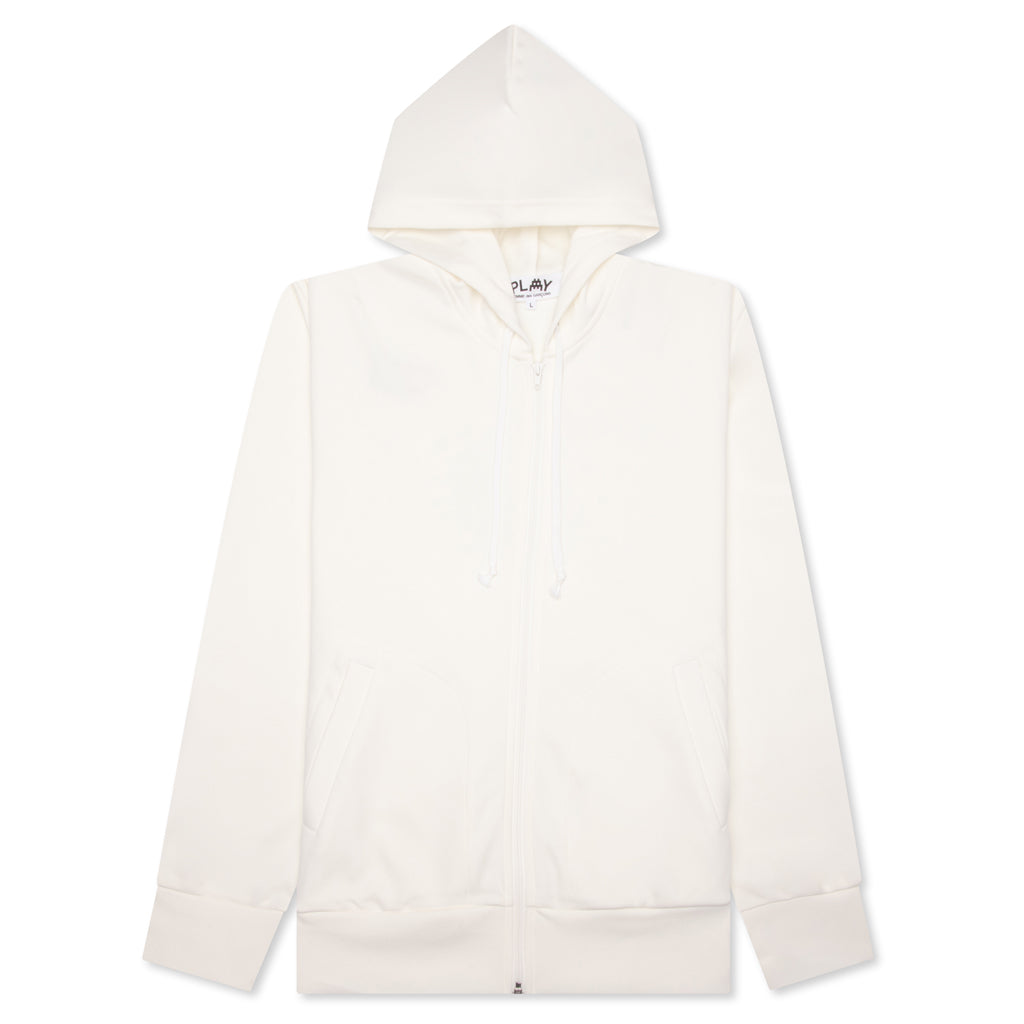 Comme des Garcons PLAY x the Artist Invader Full-Zip Hoodie - Off-White - COMME DES GARCONS