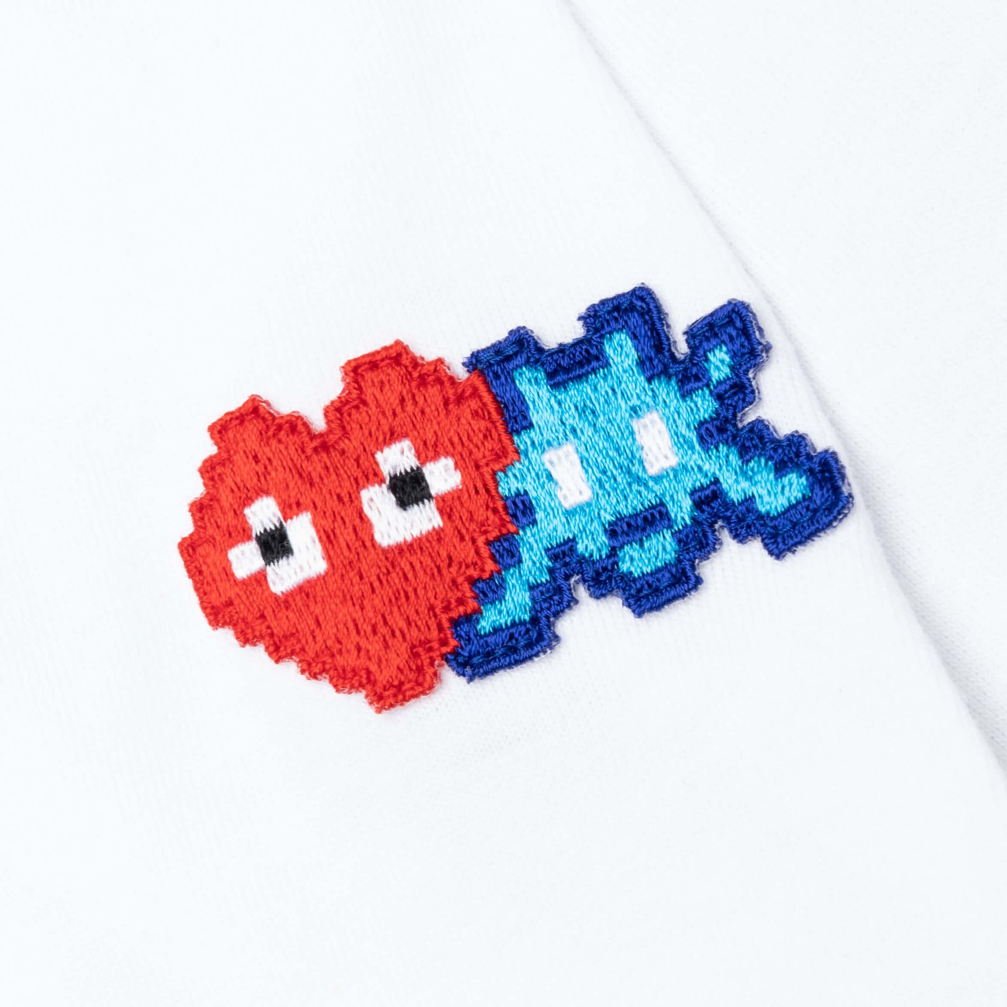 Comme des Garcons PLAY x the Artist Invader L/S Tee - White - COMME DES GARCONS