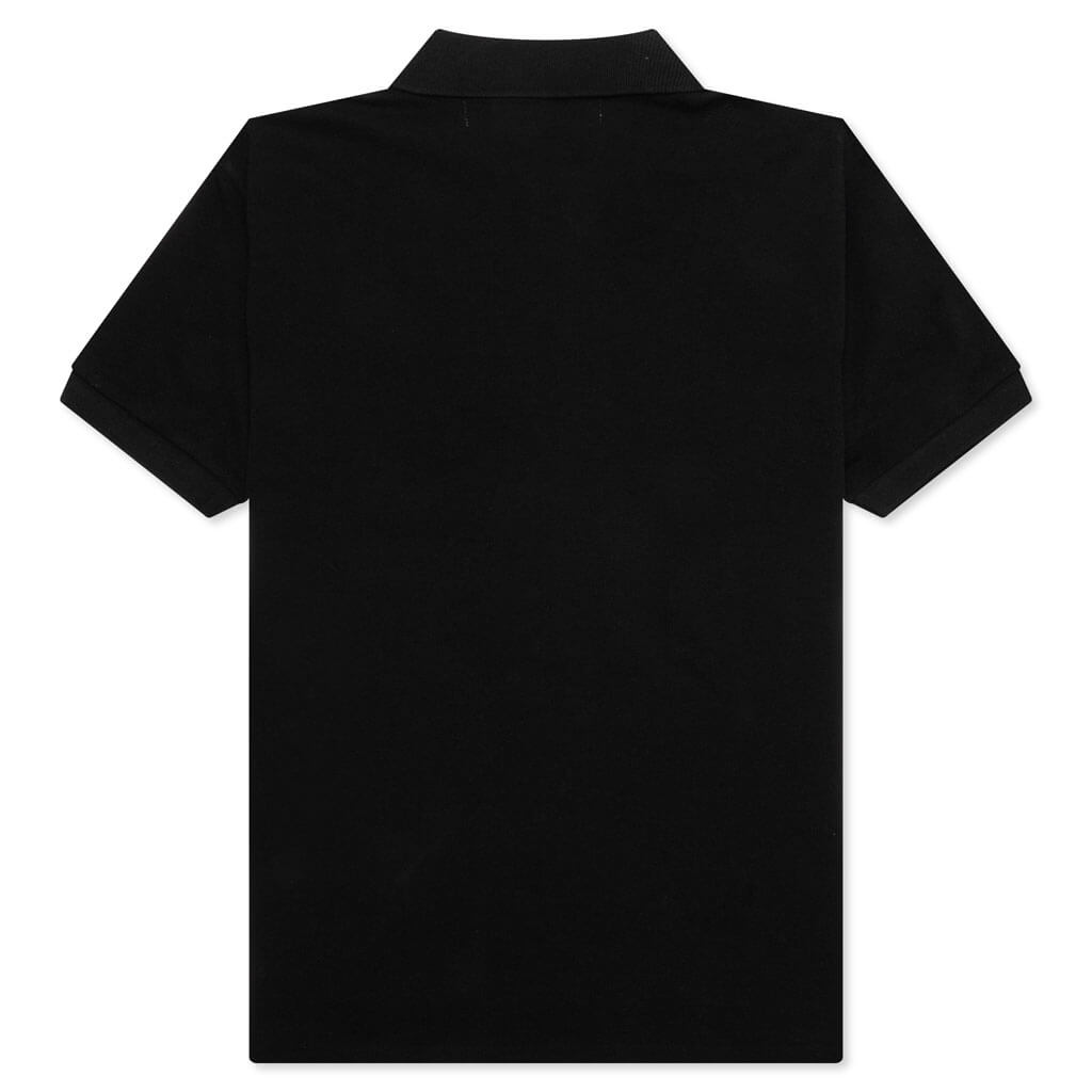 Comme des Garcons PLAY x the Artist Invader Polo - Black - COMME DES GARCONS
