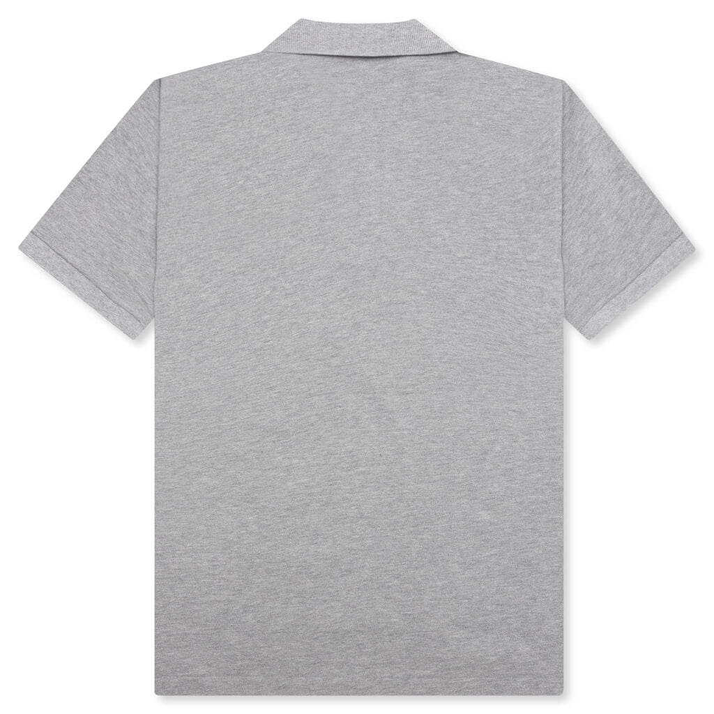 Comme des Garcons PLAY x the Artist Invader Polo - Grey - COMME DES GARCONS