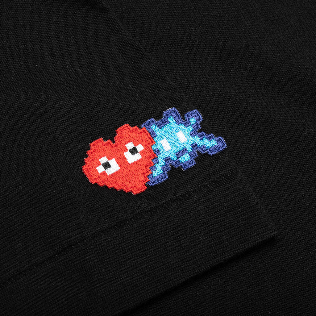 Comme des Garcons PLAY x the Artist Invader S/S Tee - Black - COMME DES GARCONS