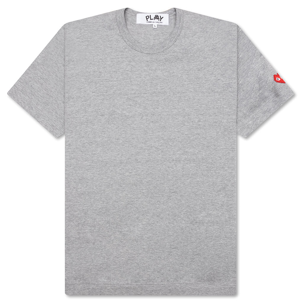 Comme des Garcons PLAY x the Artist Invader S/S Tee - Grey - COMME DES GARCONS