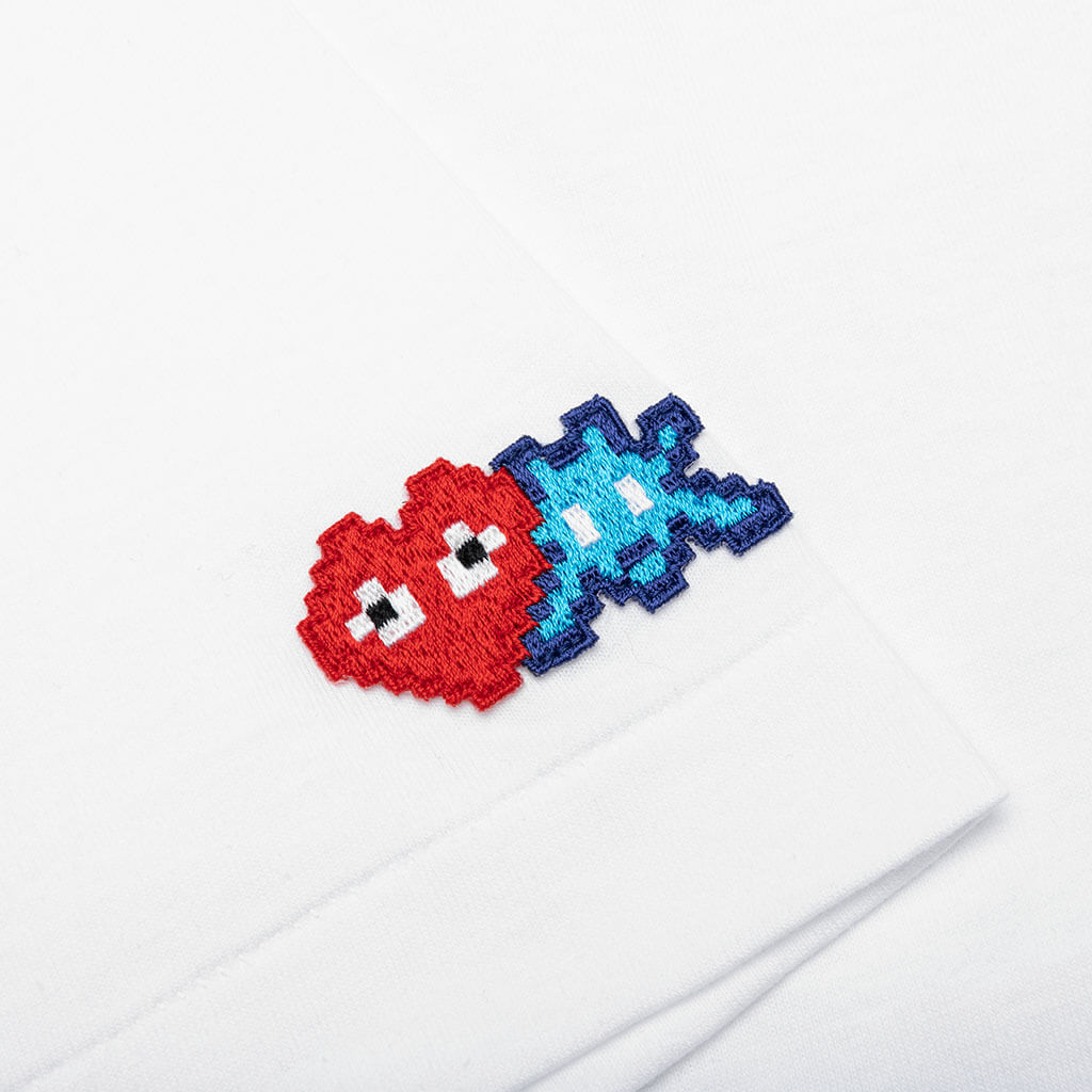 Comme des Garcons PLAY x the Artist Invader S/S Tee - White - COMME DES GARCONS