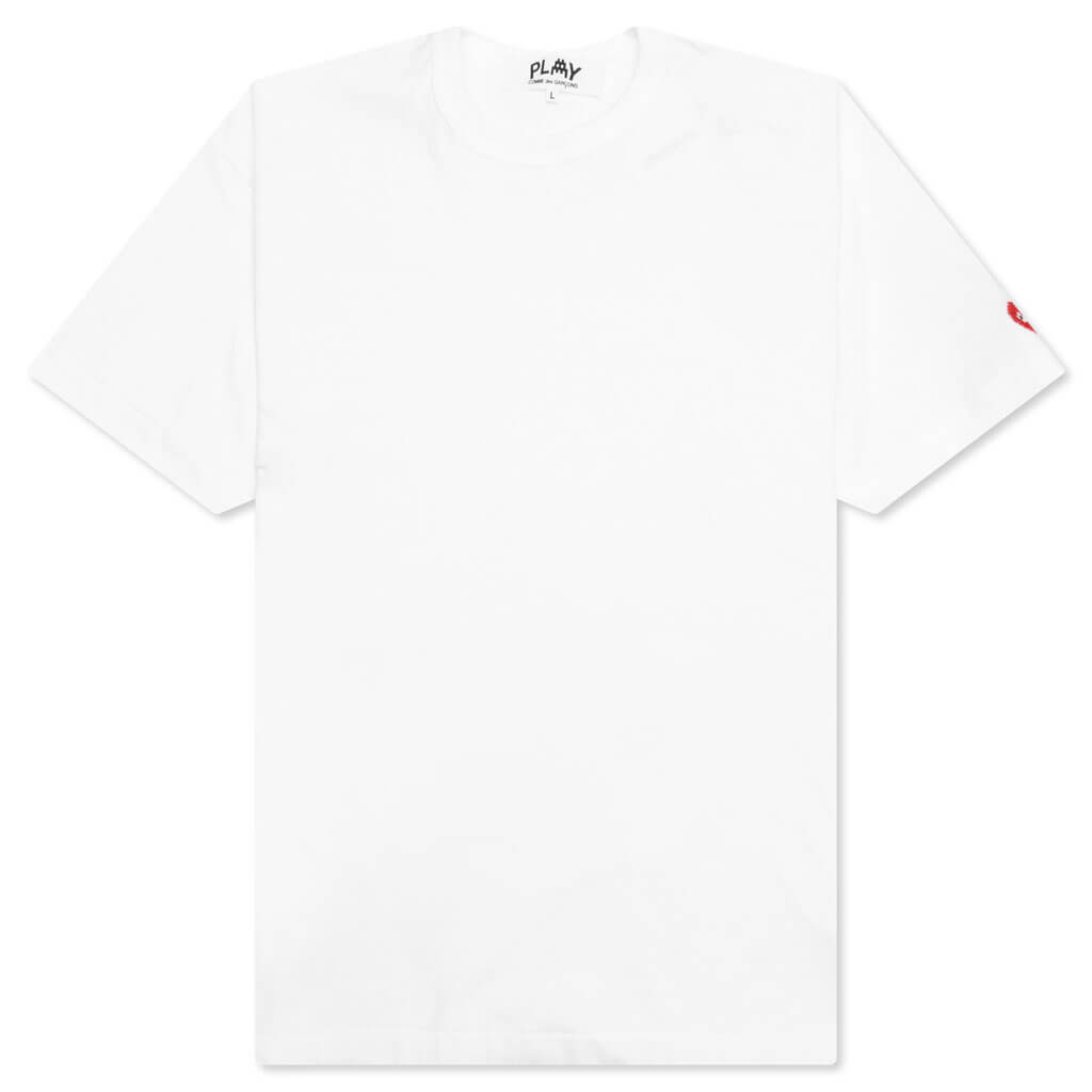 Comme des Garcons PLAY x the Artist Invader S/S Tee - White - COMME DES GARCONS